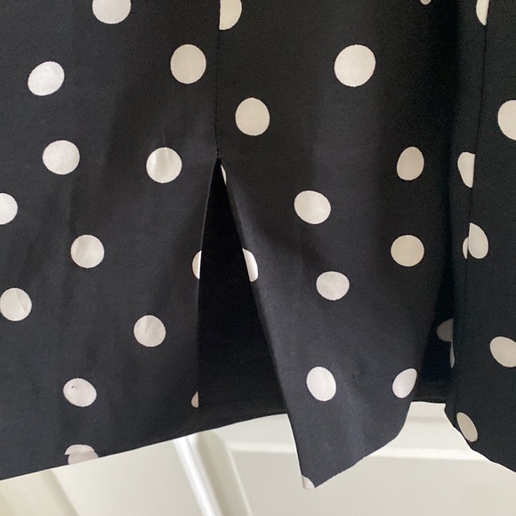 Express Black and White Polka Dot Dress size 6 - Picture 7 of 7